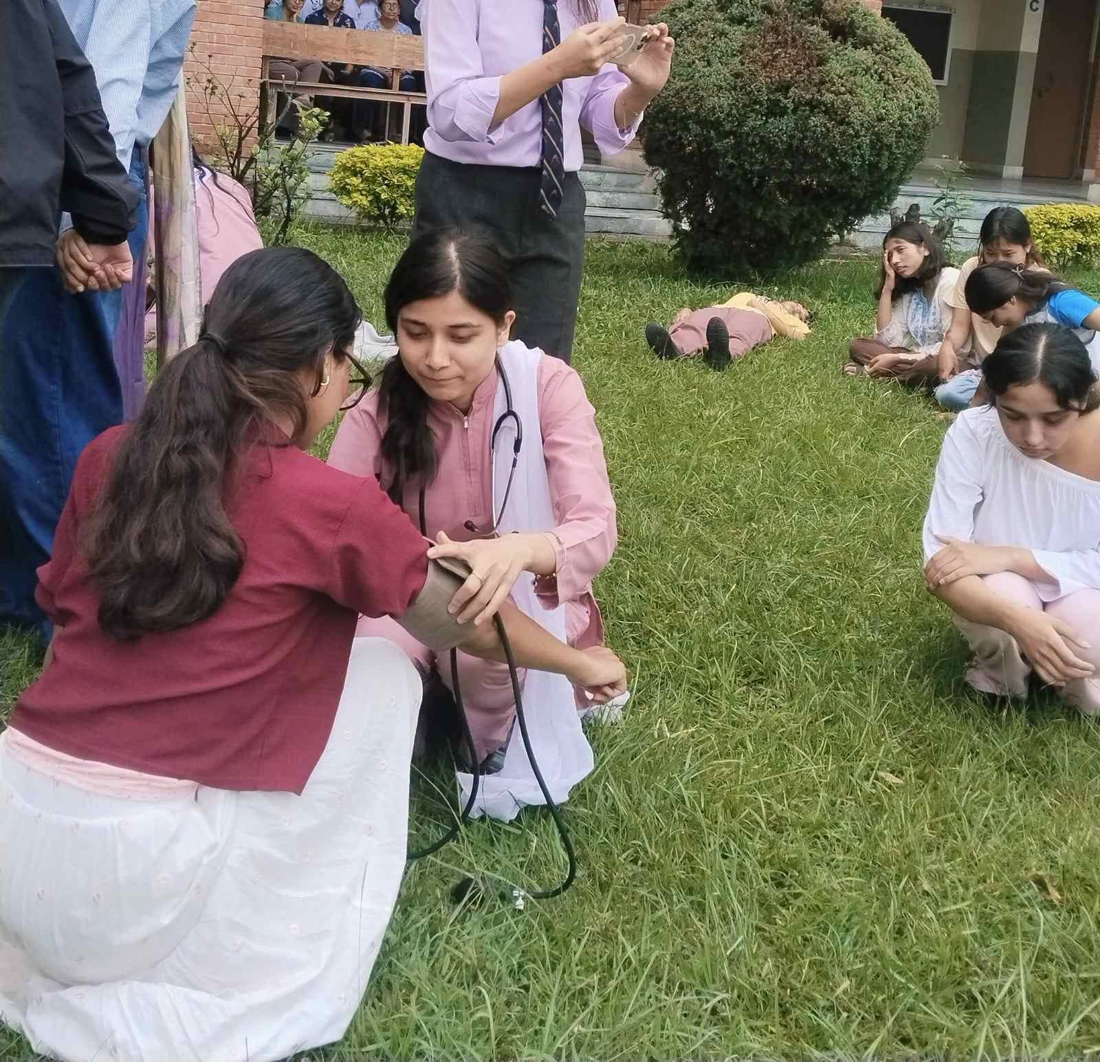विएस्सी नर्सिङ विद्यार्थीहरूलाई ‘सिमुलेसन अन ट्रायेज म्यानेजमेन्ट’ प्रशिक्षण